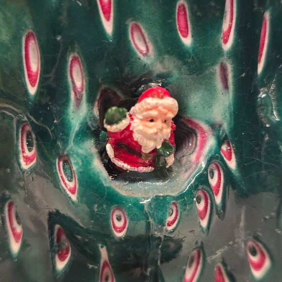 Vintage Hand Carved Wax Music Candle Playing 12 Days Of Christmas Rocking Horse - Picture 6 of 8